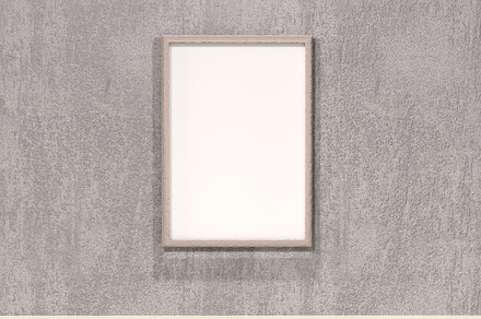 Mock up interior. Empty picture, an Abstract Photo by Larser