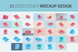 33 Book Cover Mockup Design