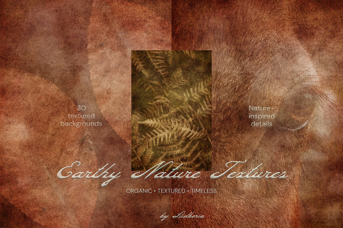 Faded Nature - Textured Backgrounds, a Background Graphic by Lidberia (Photo 1 of 11)