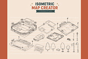 Isometric city creator illustration, an Object Illustration by PDknyStudio (Thumbnail 9 of 9)