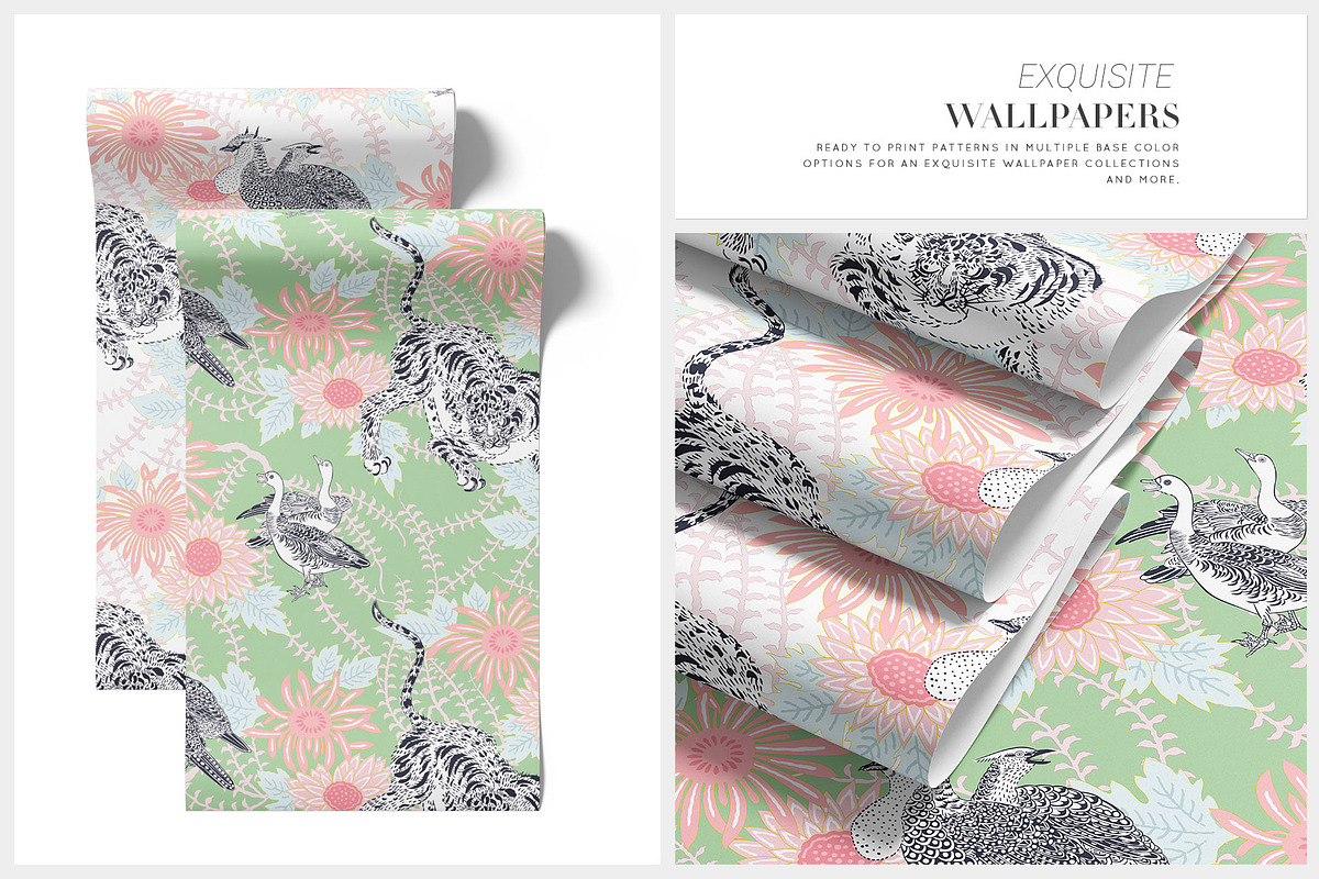 Kento Vector Prints & Motifs, a Pattern Graphic by Pink Linen (Photo 9 of 12)