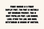 Funny Onedur - Groovy Font, a Sans Serif Font by QR Design Studio (Thumbnail 4 of 6)