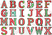 Christmas Alphabet Sublimation Png, an Illustration by RobertsArt (Thumbnail 3 of 6)