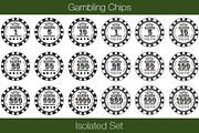 Casino, Poker Chips Set v1 (+bonus), an Object Graphic by Lemon Workshop (Thumbnail 7 of 8)