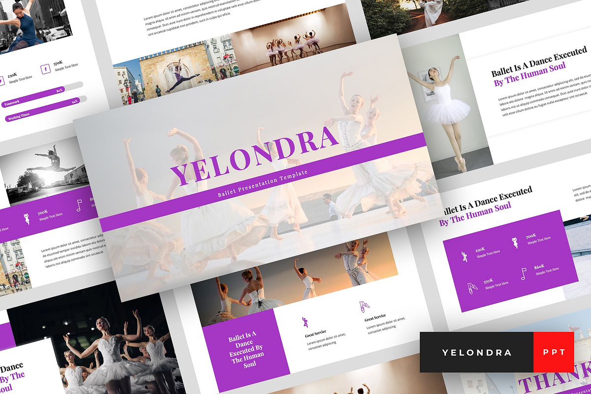 Yelondra - Ballet PowerPoint, a Presentation Template by StringLabs (Photo 1 of 5)