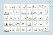 Watercolor Cute Animal Garden, an Animal Illustration by Lumeno (Thumbnail 3 of 11)