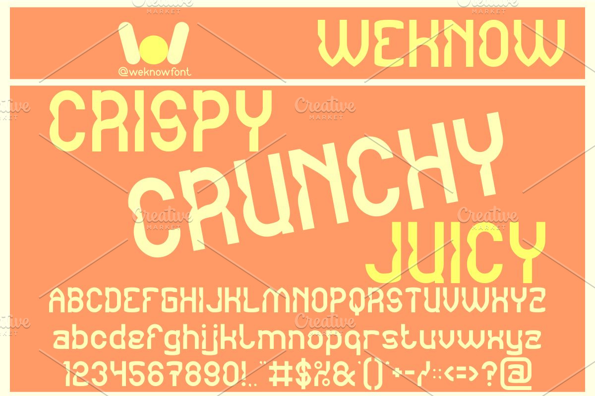 Scalloped Potatoes font, a Font by weknow (Photo 3 of 8)