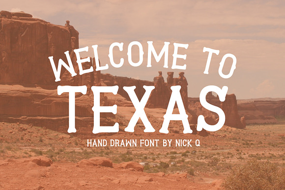 Welcome To Texas Font preview 6