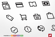 Shopping icons, an Icon by NAS (Thumbnail 2 of 2)