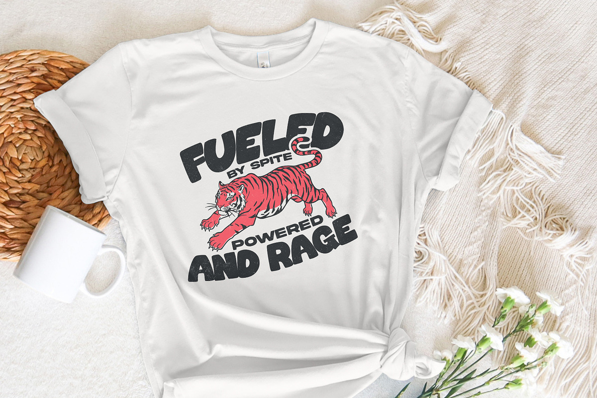 Fueled by Rage PNG, Snarky Vintage, an Illustration by SharpMarketplace (Photo 7 of 9)