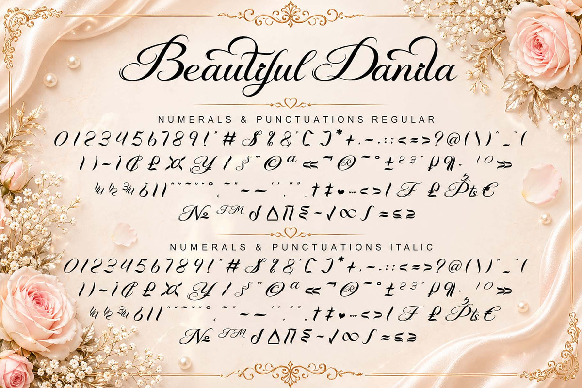 Beautiful Danila, a Handwritten Font by Yoga Letter (Photo 9 of 11)