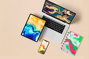 Fluid art design Collection, a Texture Graphic by ViktoriaLapshyna (Thumbnail 15 of 16)