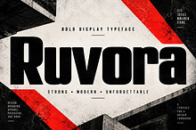 Ruvora – Bold Modern Display Font