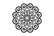 Ornamental Black White Mandala Pack, a Decorative Illustration by NJ Himel (Thumbnail 53 of 103)