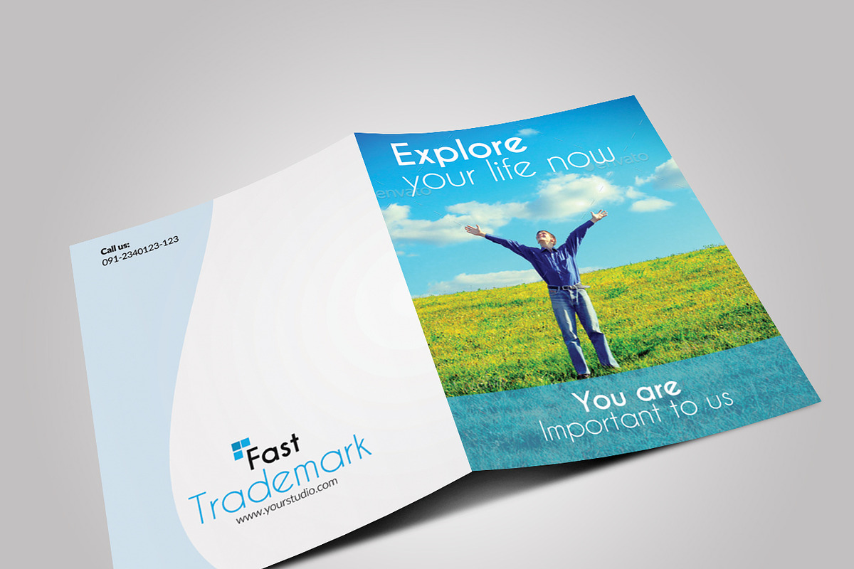 Scientific Medical Bifold Brochure, a Brochure Template by Psd Templates (Photo 2 of 3)