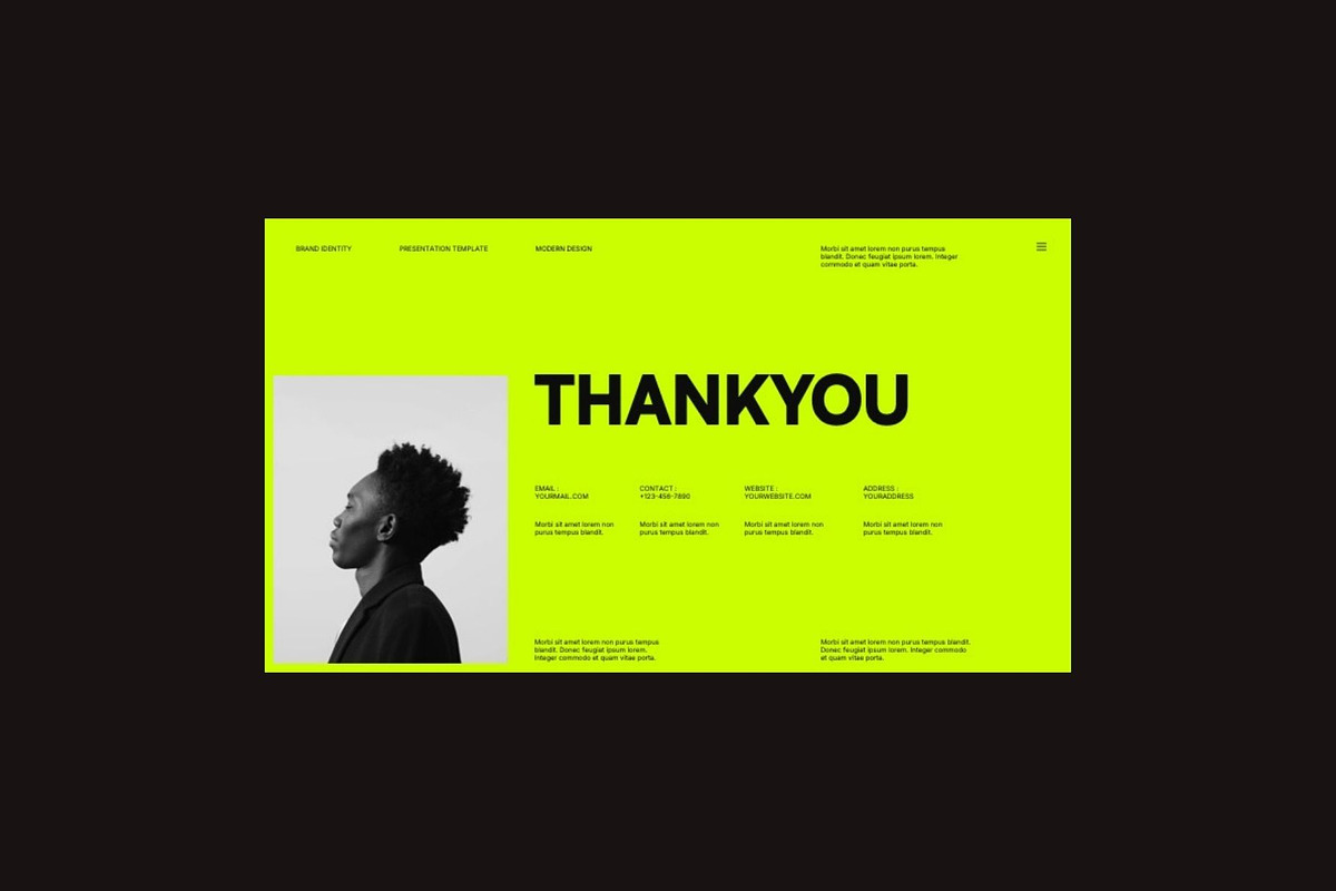 Audrey - Brand Identity PowerPoint, a Presentation Template by Creatorism (Photo 7 of 9)