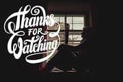 Thanks for Watching Lettering, an Illustration by Royaltype (Thumbnail 3 of 3)