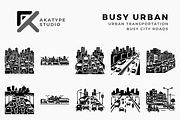 Busy Urban Transportation Collection, a Solid Icon by Akatype Studio (Thumbnail 1 of 3)