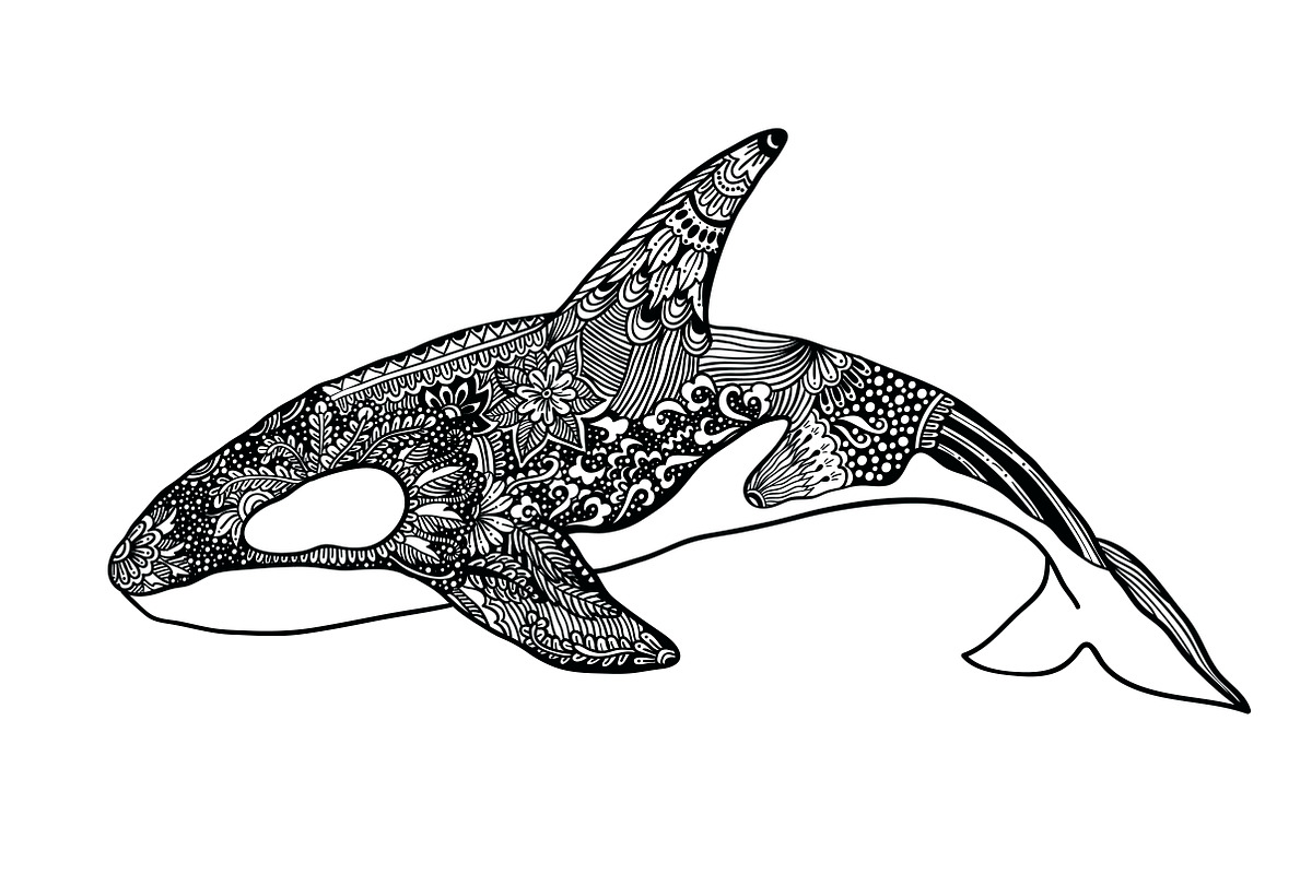 Animals in zentangle doodle style, an Illustration by Tierre3012 (Photo 21 of 23)