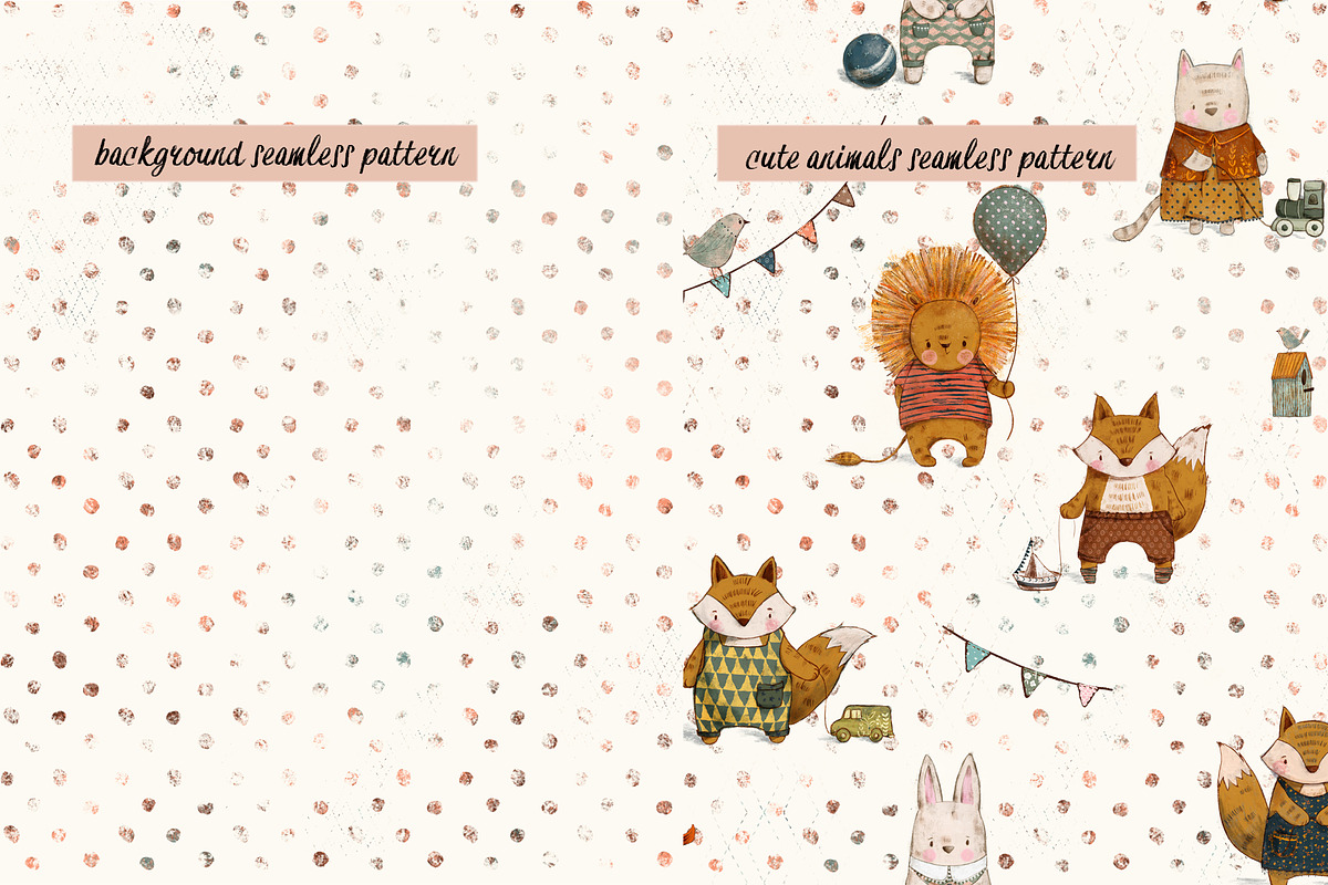'Prekindergarten' Cute Collection, a Pattern Graphic by MouseGrey (Photo 5 of 6)