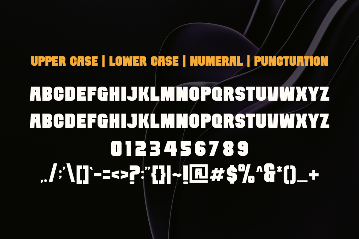Rusko Roker - Bold Modern Font, a Sans Serif Font by Viswal Studio (Photo 5 of 6)