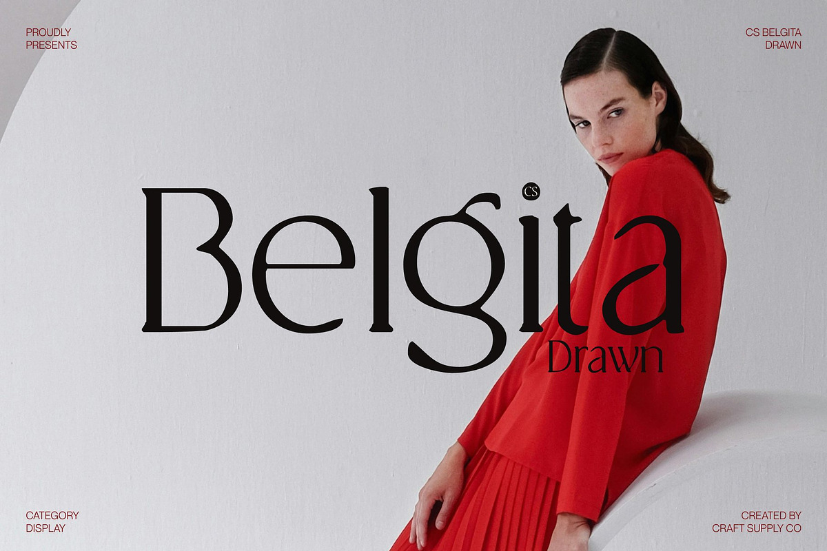 CS Belgita Drawn, a Serif Font by Craft Supply Co. (Photo 1 of 8)