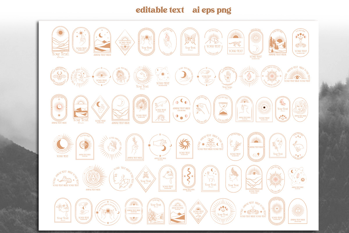 Mystical Logo and animated, an Outline Icon by Mio Buono (Photo 20 of 22)