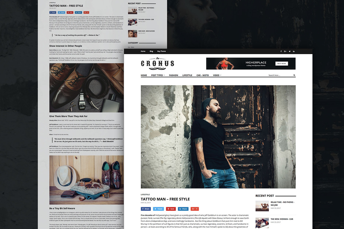 Cronus - Men's Fashion WP Magazine, a WordPress Template by EasyBlog Themes (Photo 4 of 4)