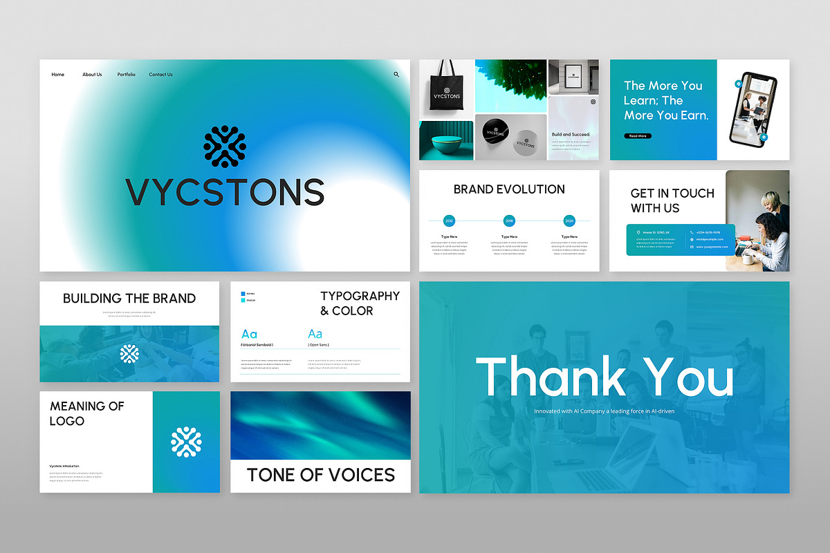 Brand Identity Google Slides, a Presentation Template by Antstheme (Photo 4 of 4)