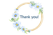 Delicate daisies, a Decorative Illustration by EshaStudio (Thumbnail 9 of 9)