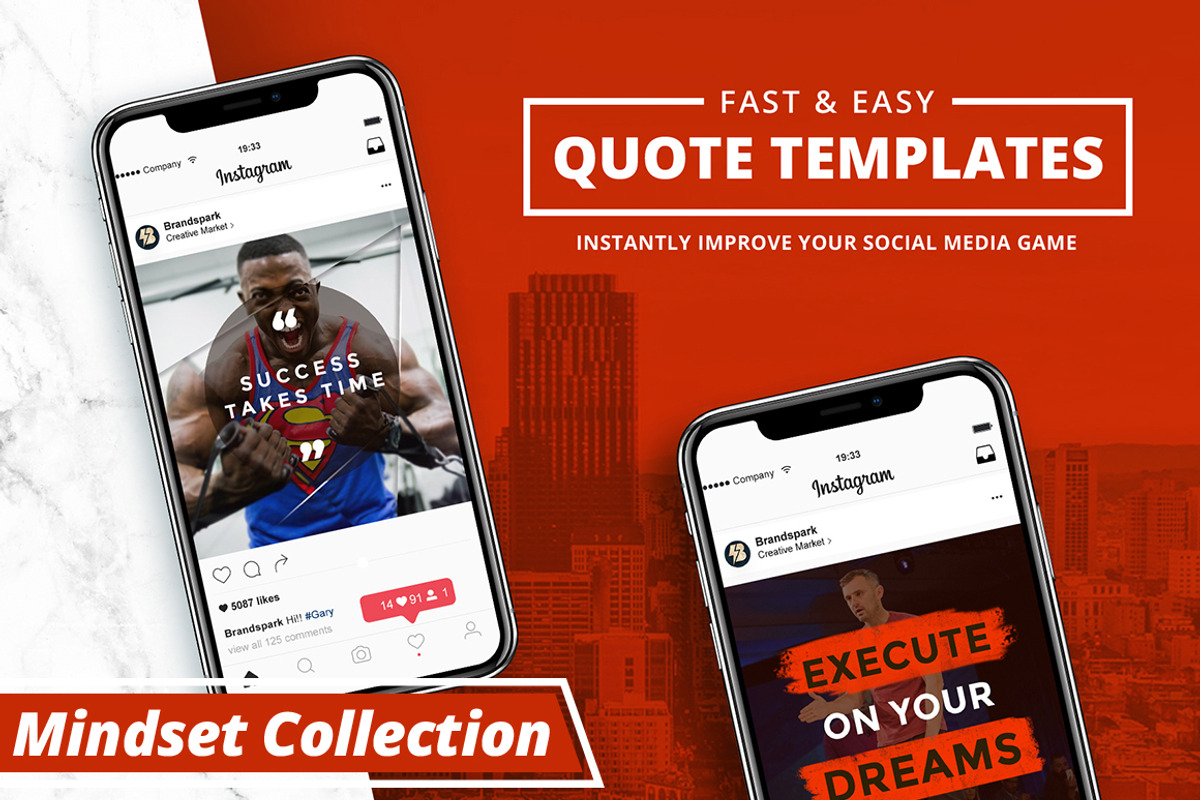 SALE! Quick & Easy Quote Templates, a Social Media Template by Brandspark (Photo 1 of 7)