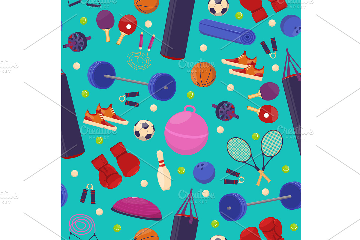 Sports equipment for fitness, a Sport Illustration by Vectorbuum