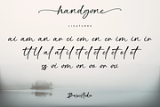 Handgone a handwritten font, a Handwritten Font by Basnistudio (Thumbnail 14 of 16)