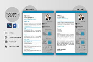 Clean Resume / Cv Template-V029