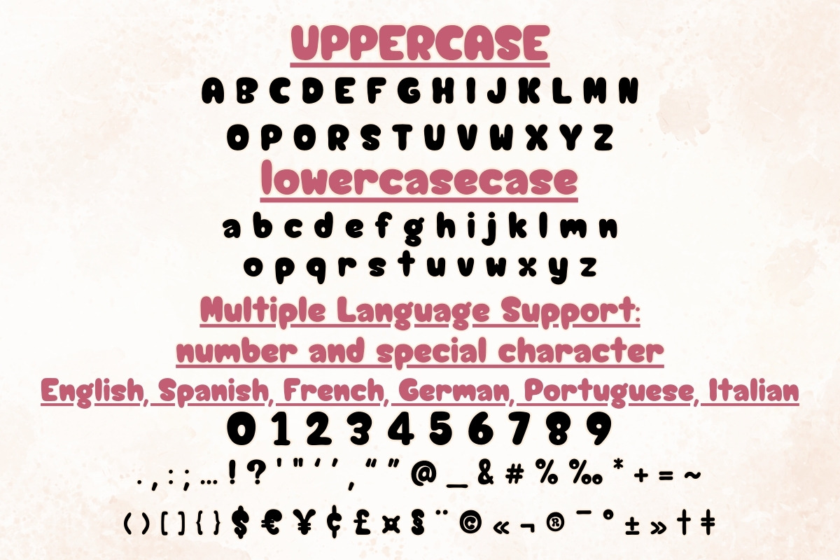 Warm Retro - Handwriting, a Handwritten Font by Charmingbear59.design (Photo 5 of 5)