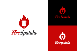 Fire Spatula Logo, a Branding & Logo Template by zaqilogo