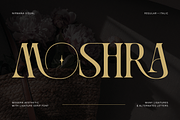 Moshra Aesthetic - Modern Logo Font, a Serif Font by Nirmana Visual (Thumbnail 1 of 10)