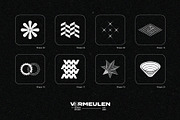100 Vector Shapes | Bold Brutalism, an Object Graphic by Vermeulen Design Studio (Thumbnail 5 of 5)
