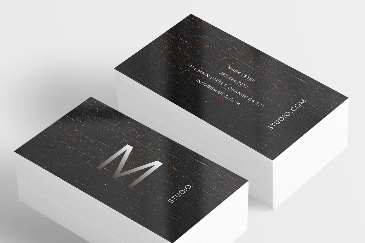 Classy rich texture business card, a Business Card Template by Creative Designs (Photo 2 of 3)