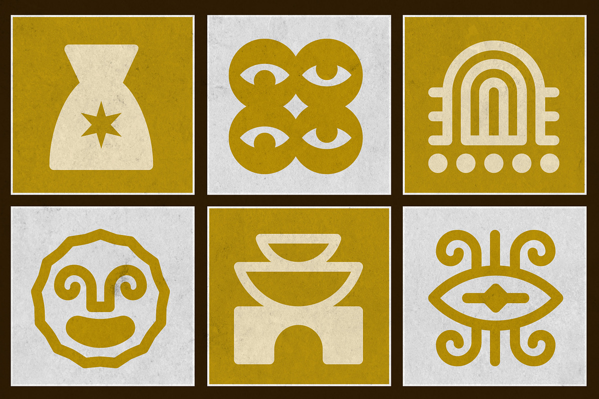 Ethnic Icons Vol 4, an Outline Icon by Tekuni (Photo 7 of 12)