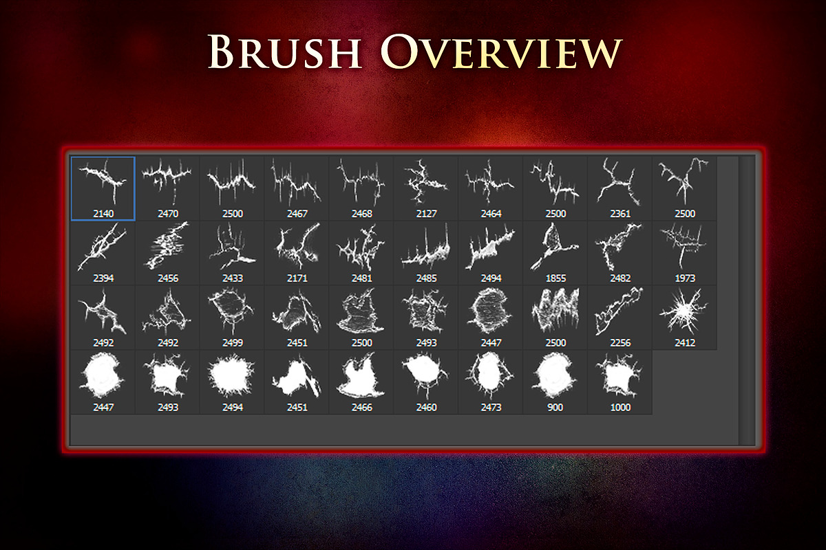 39 Crack Brushes preview 2
