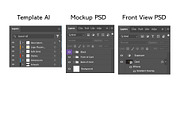 Business Card Mockup + Template, a Business Card Template by Korner (Thumbnail 8 of 13)