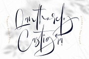Qanthorely Castigra, a Script Font by Alcode (Thumbnail 1 of 10)