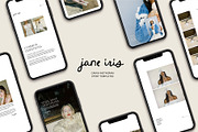 Fashion Photography Canva Templates, a Social Media Template by Seventh Made (Thumbnail 1 of 3)