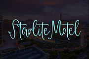 Starlite Motel, a Script Font by OnTheSpotStudio (Thumbnail 1 of 5)