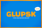 Glupsk – A Fat Sans Serif, a Font by Hökis Bokstavsfabrik (Thumbnail 1 of 5)
