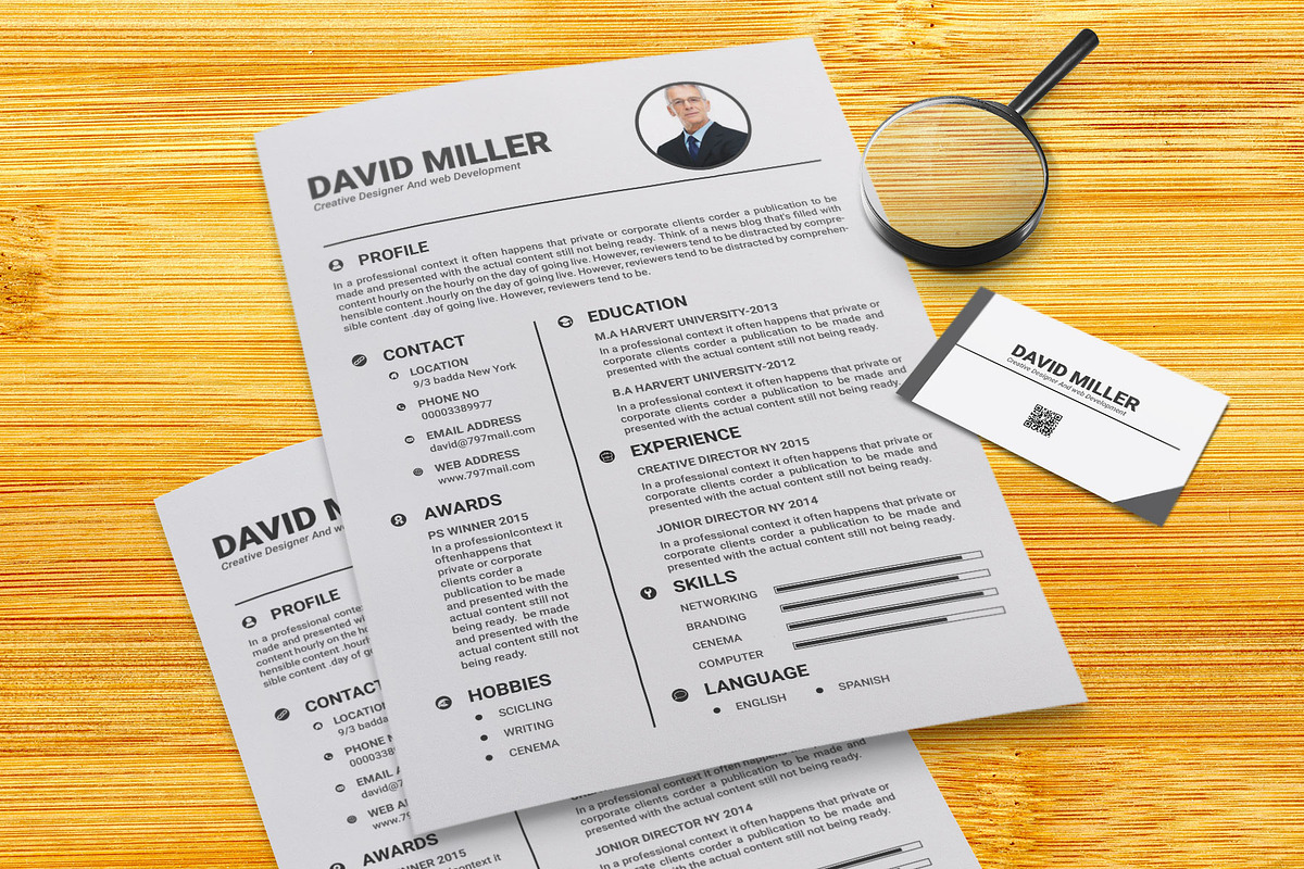 Resume Template | CV + Cover Letter, a Resume Template by designvillage (Photo 12 of 13)