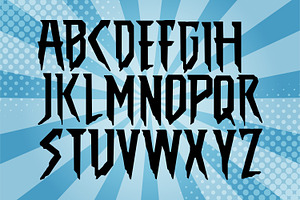 Spider Font - Png-svg-sxf-ai