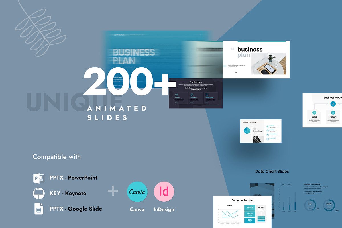 Business Plan Presentation Template preview 3