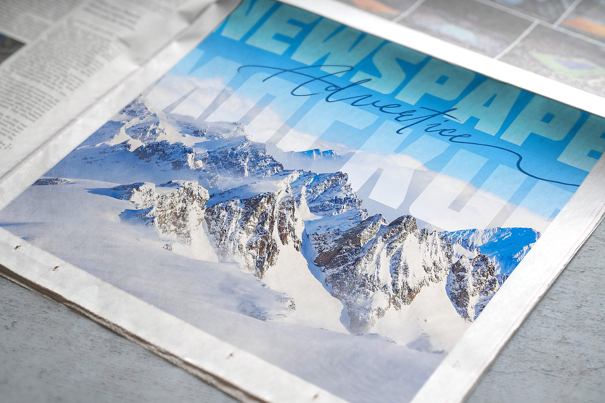 Newspaper Advertise Mockup v4, a Print Template by 2dsight (Photo 6 of 8)